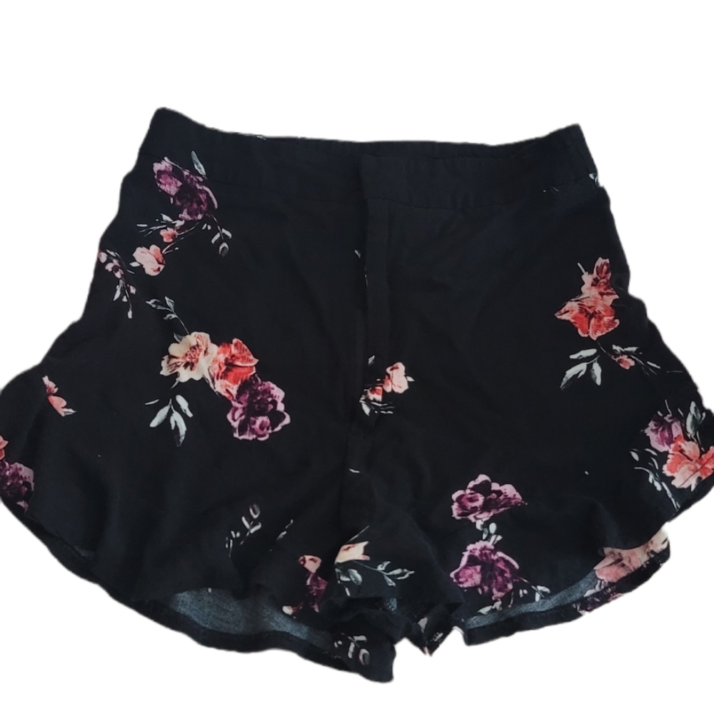 Polly & Esther Floral Print Shorts